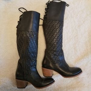 FREEBIRD by Steven, Creek Laser-cut Tall Boots